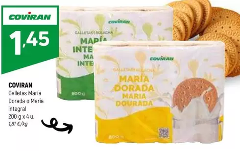 Oferta de Coviran - Galletas Maria Dorada O Maria Integral por 1,45€ en Coviran