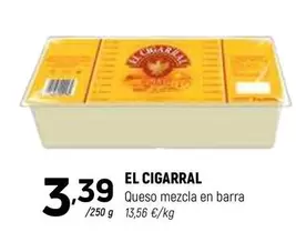 Oferta de El Cigarral - Queso Mezcla En Barra por 3,39€ en Coviran
