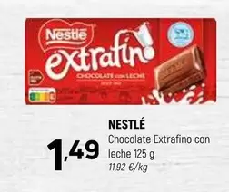 Oferta de Nestlé - Chocolate Extrafino Con Leche por 1,49€ en Coviran