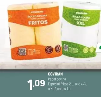 Oferta de Coviran - Papel Cocina Especial Fritos por 1,09€ en Coviran