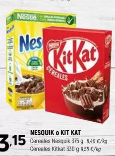 Oferta de Nestlé - Nesquik O Kit Kat por 3,15€ en Coviran