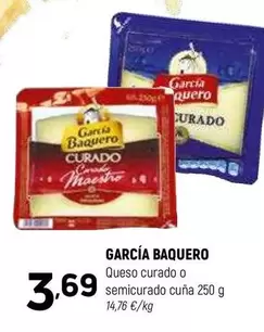 Oferta de García Baquero - Queso Curado O Semicurado Cuna por 3,69€ en Coviran