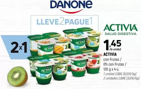 Oferta de Danone - Activia por 1,45€ en Coviran
