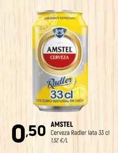 Oferta de Amstel - Cerveza Radler por 0,5€ en Coviran