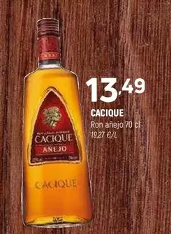 Oferta de Cacique - Ron Anejo por 13,49€ en Coviran