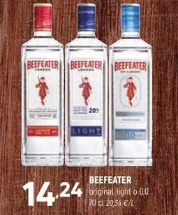 Oferta de Beefeater - Original, Light O 0.0 por 14,24€ en Coviran