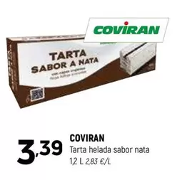 Oferta de Coviran - Tarta Helada Sabor Nata por 3,39€ en Coviran