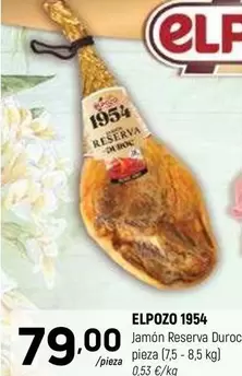Oferta de Elpozo - Elpozo 1954 Jamon Reserva Duroc por 79€ en Coviran