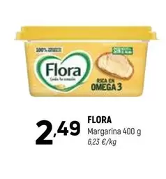 Oferta de Flora - Margarina por 2,49€ en Coviran