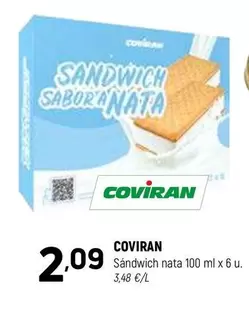 Oferta de Coviran - Sandwich Nata por 2,09€ en Coviran