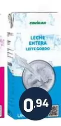 Oferta de Leche Entera por 0,94€ en Coviran