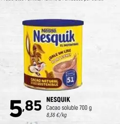 Oferta de Nestlé - Nesquik Cacao Soluble por 5,85€ en Coviran