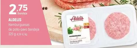 Oferta de Aldelis - Hamburguesas De Pollo-gave Bandeja por 2,75€ en Coviran