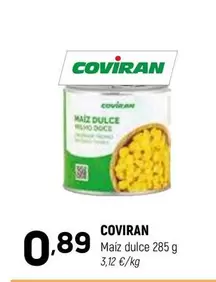 Oferta de Coviran - Maiz Dulce por 0,89€ en Coviran