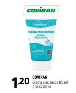 Oferta de Coviran - Crema Pies Secos por 1,2€ en Coviran