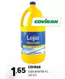 Oferta de Coviran - Lejía Amarilla por 1,65€ en Coviran