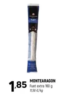Oferta de Montearagon - Fuet Extra por 1,85€ en Coviran