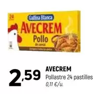 Oferta de Gallina Blanca - Pollastre 24 Pastilles por 2,59€ en Coviran
