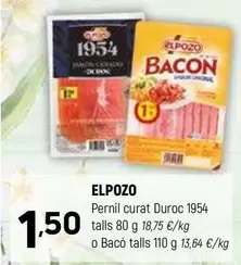 Oferta de Elpozo - Pernil Curat Duroc 1954 Talls por 1,5€ en Coviran