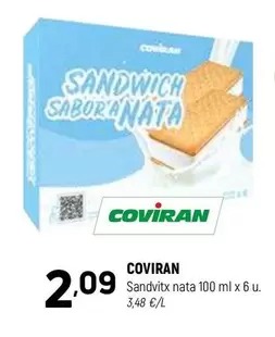 Oferta de Coviran - Sandvitx Nata por 2,09€ en Coviran