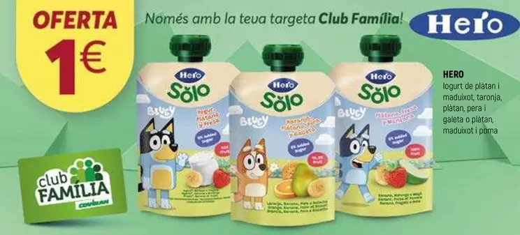 Oferta de Hero - Nomes Amb La Teeva Targeta Club Familial por 1€ en Coviran