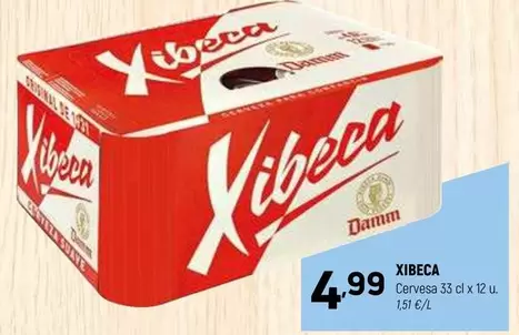 Oferta de Xibeca - Cervesa por 4,99€ en Coviran