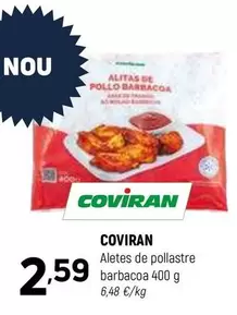 Oferta de Coviran - Aletes De Pollastre Barbacoa por 2,59€ en Coviran
