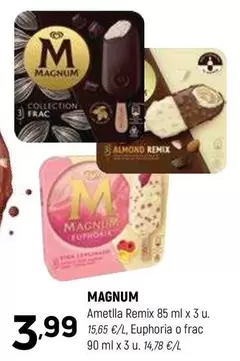 Oferta de Magnum - Ametlla Remix por 3,99€ en Coviran