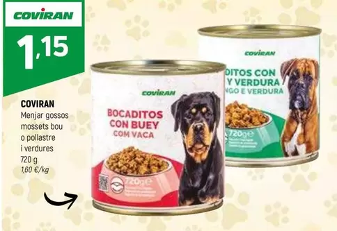 Oferta de Coviran - Menjar Gossos por 1,15€ en Coviran