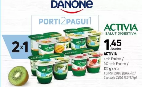 Oferta de Danone - Activia por 1,45€ en Coviran