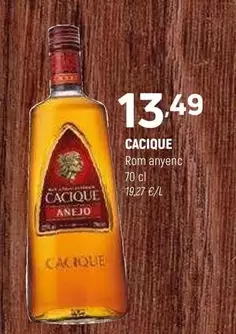 Oferta de Cacique - Rom Anyenc por 13,49€ en Coviran