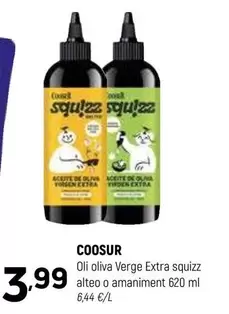 Oferta de Coosur - Oli Oliva Verge Extra Squiz Alteo O Amaniment por 3,99€ en Coviran