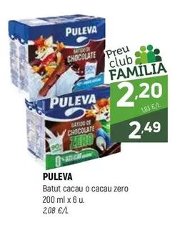 Oferta de Puleva - Batut Cacau O Cacau Zero por 2,49€ en Coviran