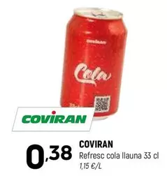 Oferta de Coviran - Refresc Cola Llauna por 0,38€ en Coviran