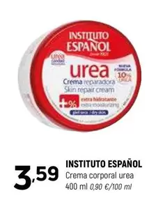 Oferta de Instituto Español - Crema Corporal Urea por 3,59€ en Coviran