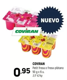 Oferta de Coviran - Petit Fresa O Fresa-platano por 0,95€ en Coviran
