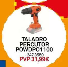 Oferta de Taladro Percutor POWDPO1100  por 31,99€ en Bricoking