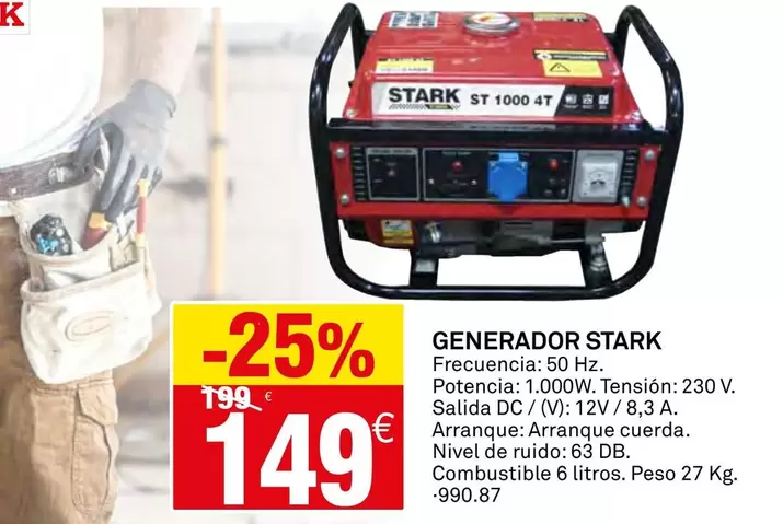 Oferta de Stark - Generador por 149€ en Bricoking