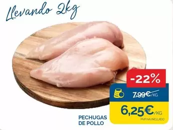Oferta de Pechugas De Pollo por 6,25€ en Supermercados La Despensa