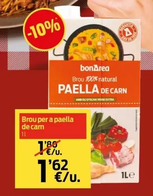 Oferta de BonArea - Brou Per A Paella De Carn por 1,62€ en bonÀrea
