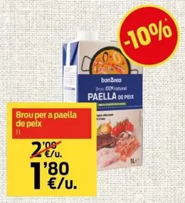 Oferta de BonArea - Brou Per A Paella De Peix por 1,8€ en bonÀrea