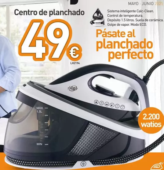 Oferta de Centro De Planchado por 49€ en Mi Bricolaje