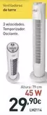 Oferta de Ventiladores De Torre por 29,9€ en Mi Bricolaje