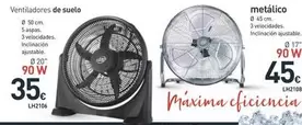 Oferta de Ventiladors De Suelo por 45€ en Mi Bricolaje