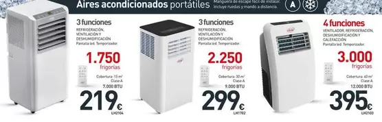 Oferta de Aires Acondicionados Portátiles por 219€ en Mi Bricolaje