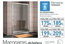 Oferta de Cristal - Mamparas De Hañera por 175€ en Mi Bricolaje