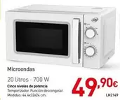 Oferta de Microondas por 49,9€ en Mi Bricolaje