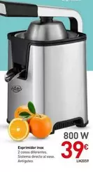Oferta de Exprimidor Inox por 39€ en Mi Bricolaje