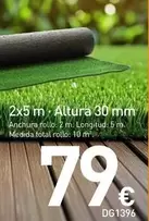 Oferta de Césped Artificial por 79€ en Mi Bricolaje