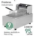Oferta de Freidoras Industriales por 95€ en Mi Bricolaje